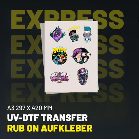 DTF-Transfer A4 - 210x297 mm