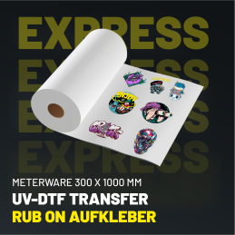 UV-DTF Transfer Rub-On – ohne Presse & sofort fertig| TechFusion3D