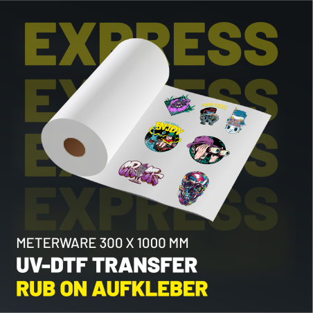 UV-DTF Transfer Rub-On – ohne Presse & sofort fertig| TechFusion3D