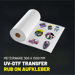 UV-DTF Transfer Rub-On – ohne Presse & sofort fertig| TechFusion3D