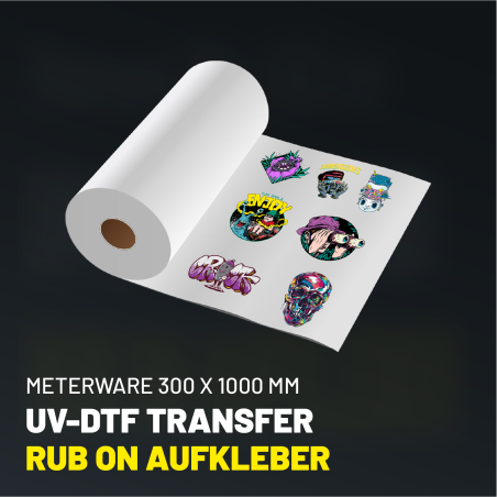 UV-DTF Transfer Rub-On – ohne Presse & sofort fertig| TechFusion3D