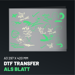 DTF-Transfer A3 - 297x420 mm