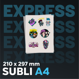 Express Sublimations-Transfer A4 | TechFusion3D