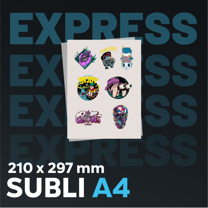 Express Sublimations-Transfer A4 | TechFusion3D
