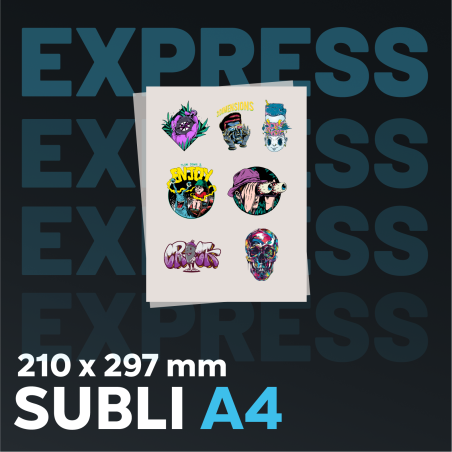 Express Sublimations-Transfer A4 | TechFusion3D