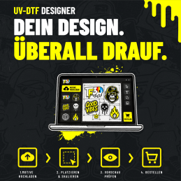 UV-DTF Transfers online gestalten | TechFusion3D