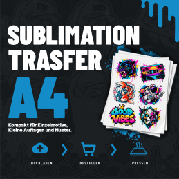 Sublimations-Transfer A4 210×297 mm | TechFusion3D