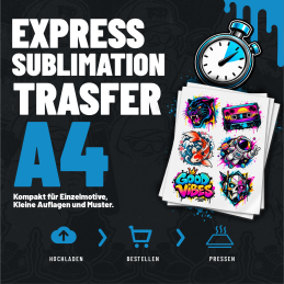 Express Sublimations-Transfer A4 | TechFusion3D
