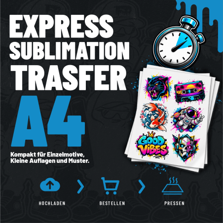 Express Sublimations-Transfer A4 | TechFusion3D