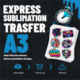Express Sublimations-Transfer A3 | TechFusion3D