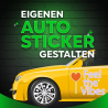 Auto Sticker mit eigenem Motiv [Matt/Glanz]