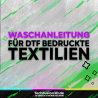 Waschanleitungen 50 St. (deutsch)