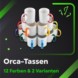 Orca-Tassen – 12 Farben & 2 Varianten zur Auswahl | Jetzt entdecken!