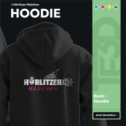 Hörlitzer Mädchen Damen T-Shirt V-Ausschnitt | Hochwertige Baumwolle
