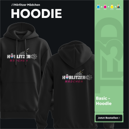 Hörlitzer Mädchen Damen T-Shirt V-Ausschnitt | Hochwertige Baumwolle
