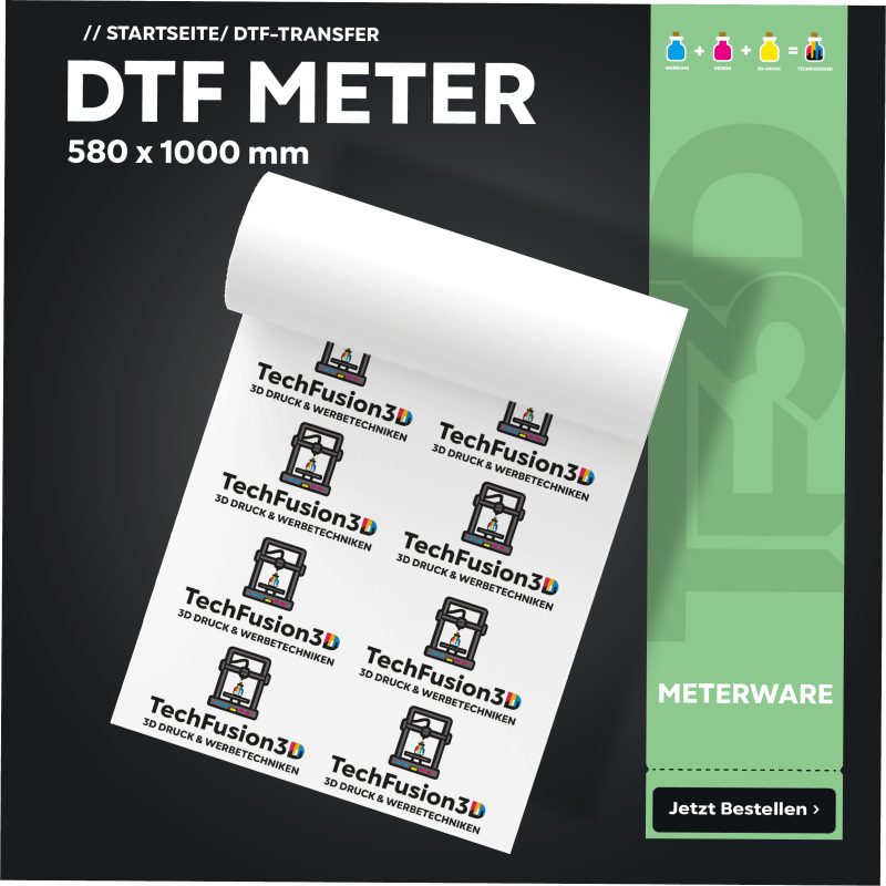 DTF-Transfer METERWARE - 580 x 1000 mm DTF-Transfer METERWARE - 580 x 1000 mm
