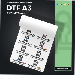 DTF-Transfer A3 - 297x420 mm
