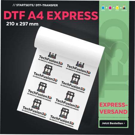 Express DTF-Transfer A4 - 210x297 mm