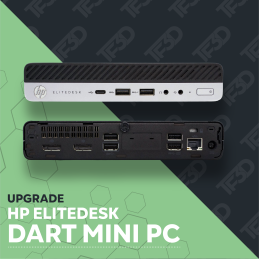 HP Elite Desk 800 G3 Mini PC – Intel Core i5, 8 GB RAM, 256 GB SSD |