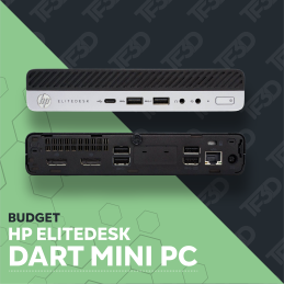 HP Elite Desk 800 G3 Mini PC – Intel Core i5, 8 GB RAM, 256 GB SSD |
