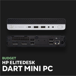 HP Elite Desk 800 G3 Mini PC – Intel Core i5, 8 GB RAM, 256 GB SSD |