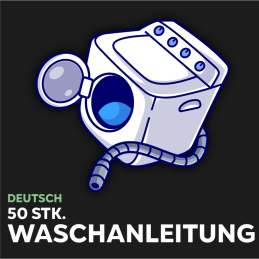 Waschanleitungen 50 Stk. (deutsch)