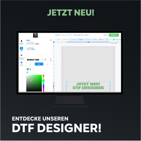 DTF Gangsheet Designer online – günstig & professionell