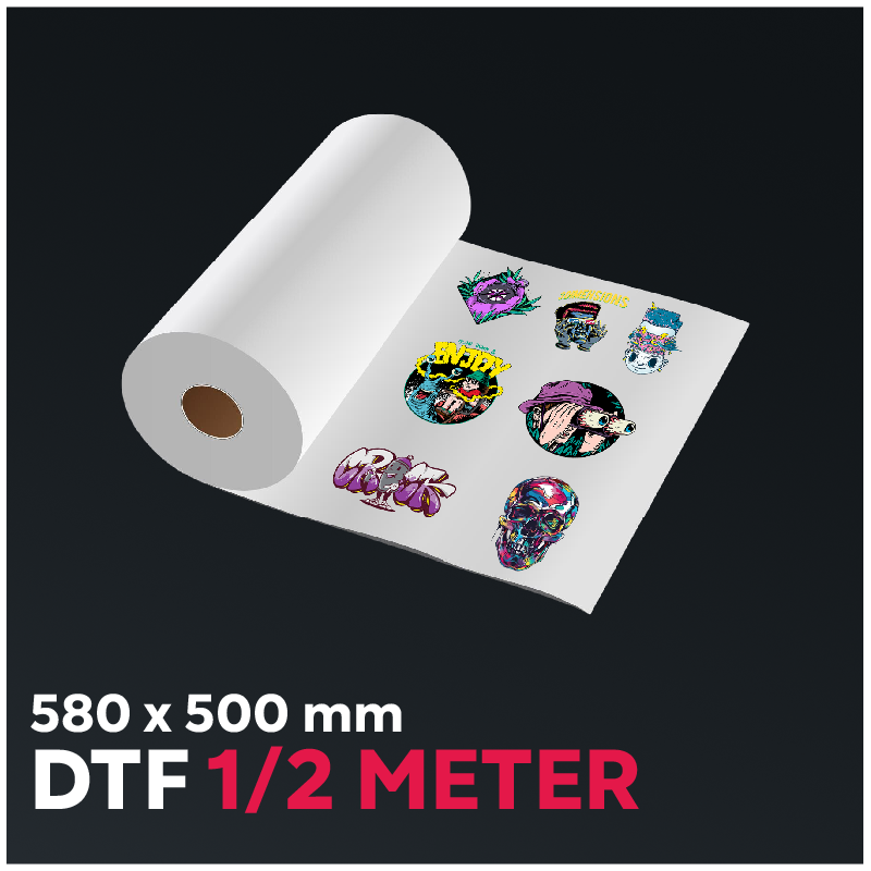 DTF-Transfer 1/2M - 580x500 mm