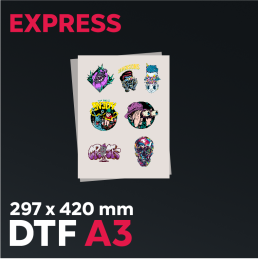 Express DTF-Transfer A3 - 297x420 mm
