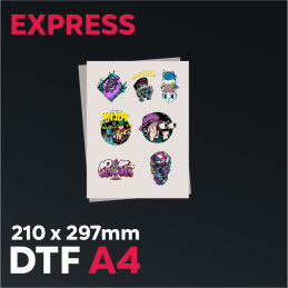 Express DTF-Transfer A4 - 210x297 mm