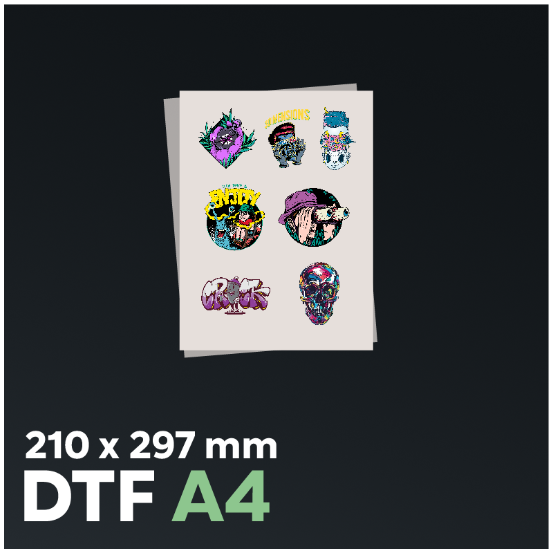 DTF-Transfer A4 - 210x297 mm