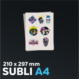 Sublimation A4 210x297 mm
