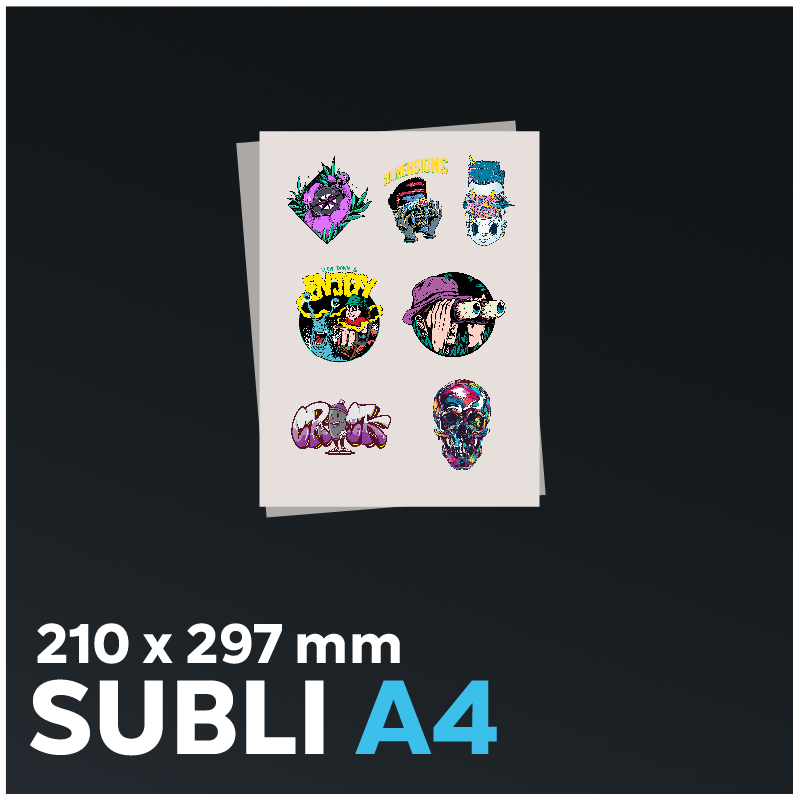 Sublimation A4 210x297 mm