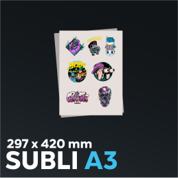 Sublimation A3 297x420mm
