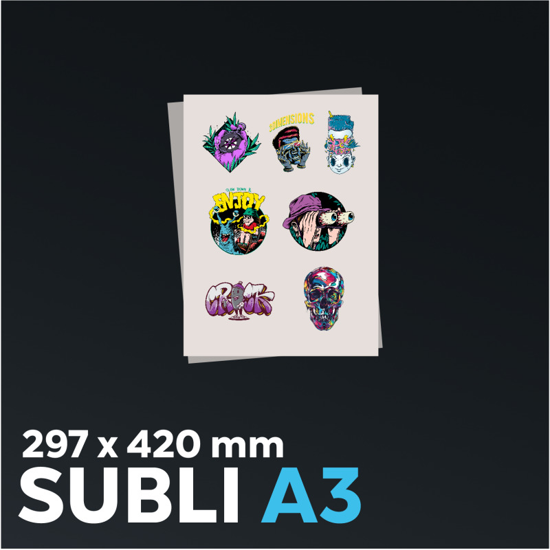 Sublimation A3 297x420mm