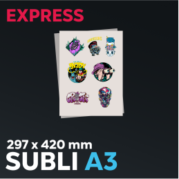 Express Sublimation A3 297x420mm